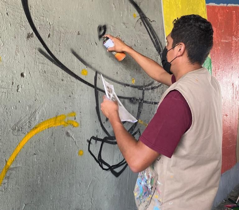 Instalan mural del trabajo de los colectivos en la búsqueda de personas.
