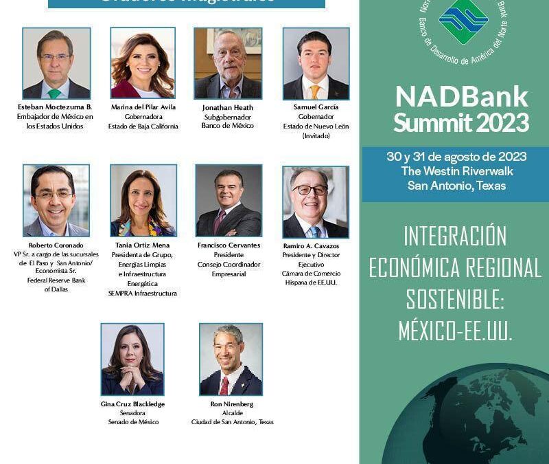 El Banco de Desarrollo de América del Norte celebrará el NADBank SUMMIT 2023 en San Antonio, Texas
