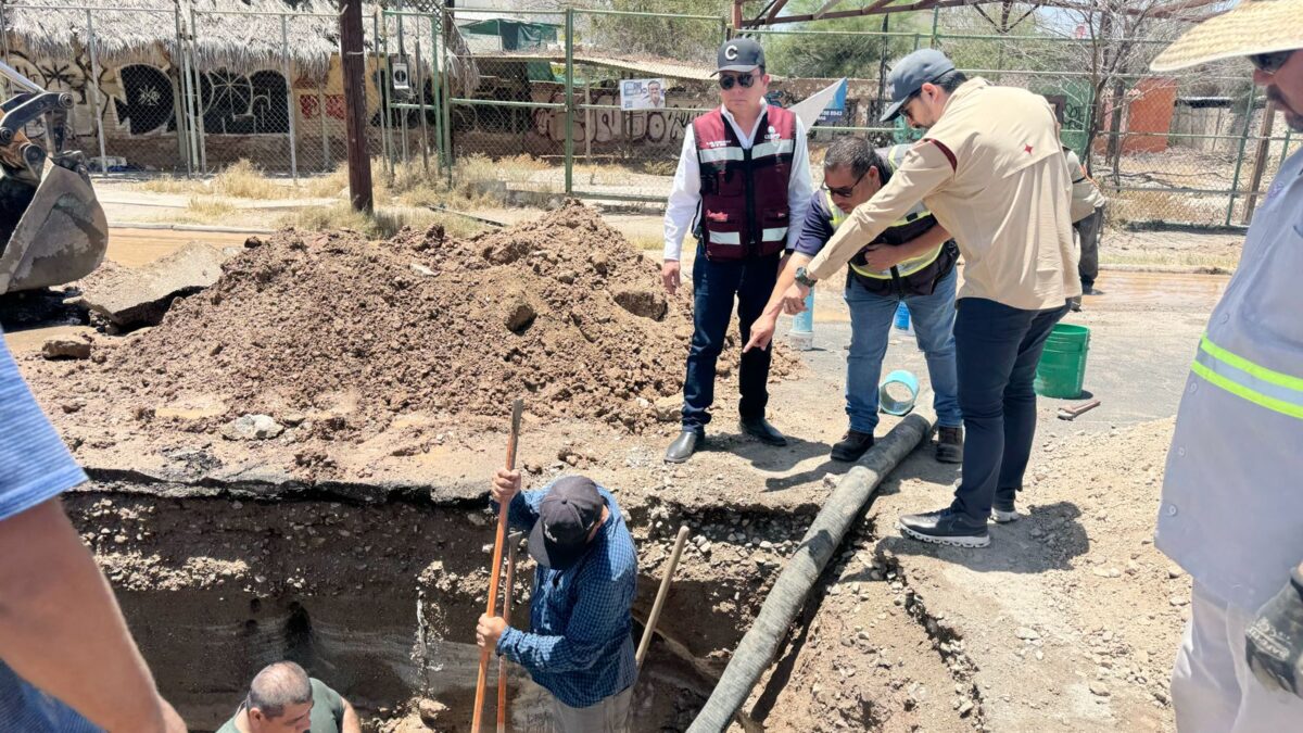 DIRECTOR DE CESPM REALIZA RECORRIDO POR OBRAS DE INFRAESTRUCTURA HÍDRICA EN MEXICALI 