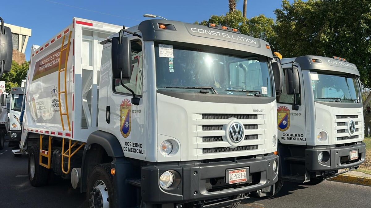 MODERNIZA GOBIERNO DE MEXICALI CAMIONES RECOLECTORES DE BASURA