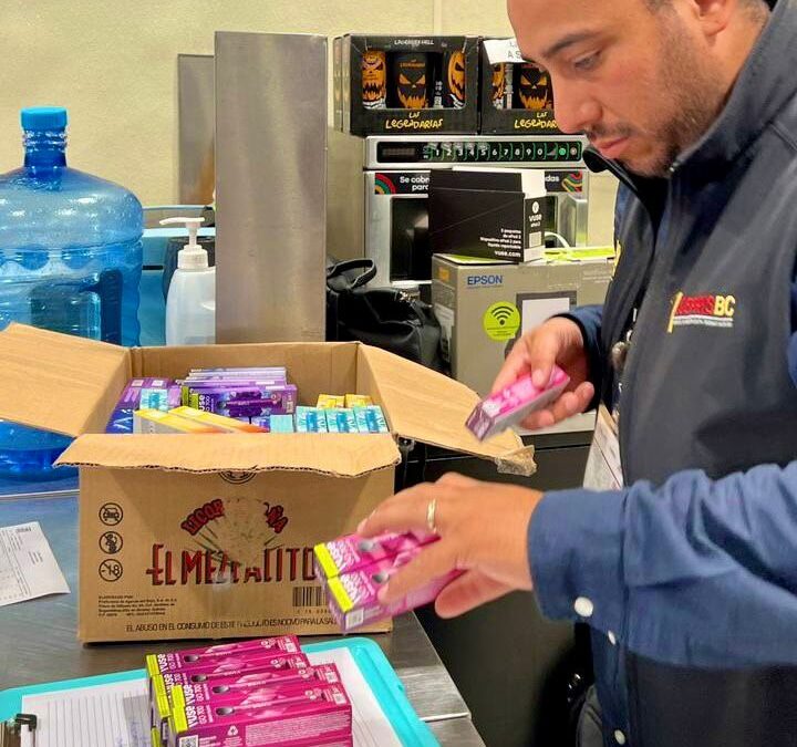 DECOMISA COEPRIS CERCA DE 1 MIL VAPEADORES, PARA PREVENIR ENFERMEDADES EN LA POBLACIÓN