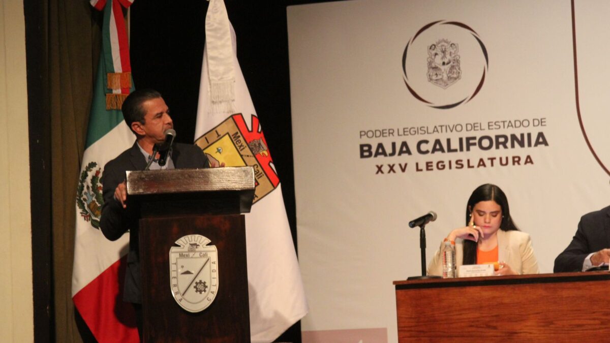 LUIS FELIPE CHAN BALTAZAR PRESENTA A DIPUTADOS PROPUESTAS PARA FORTALECER LA SEGURIDAD EN MEXICALI 