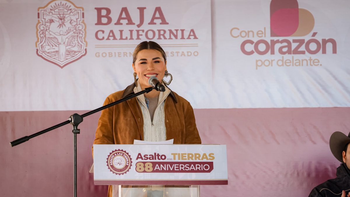 REFRENDA GOBERNADORA MARINA DEL PILAR APOYO AL VALLE DE MEXICALI EN 88 ANIVERSARIO DEL ASALTO A LAS TIERRAS