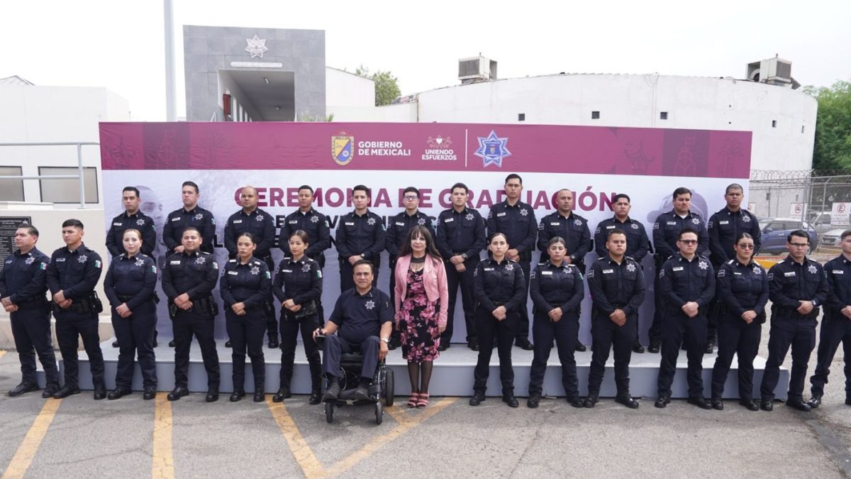 MEXICALI SUMA NUEVOS POLICÍAS COMPROMETIDOS CON LA SEGURIDAD CIUDADANA