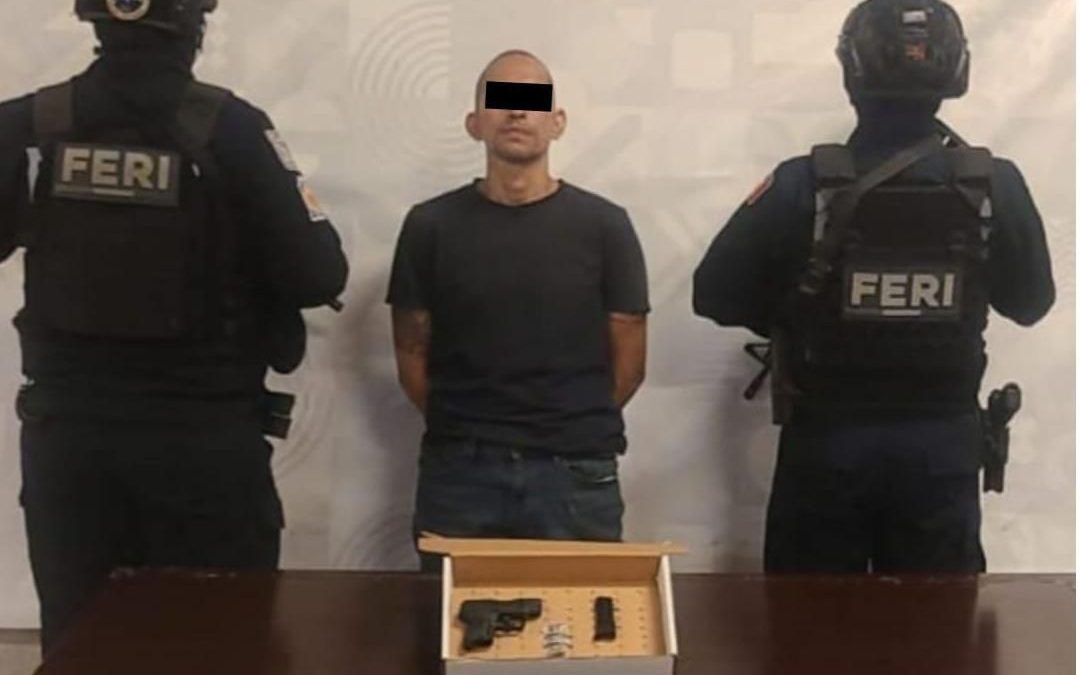 DETIENE FUERZA ESTATAL A INDIVIDUO ARMADO EN OTAY CONSTITUYENTES