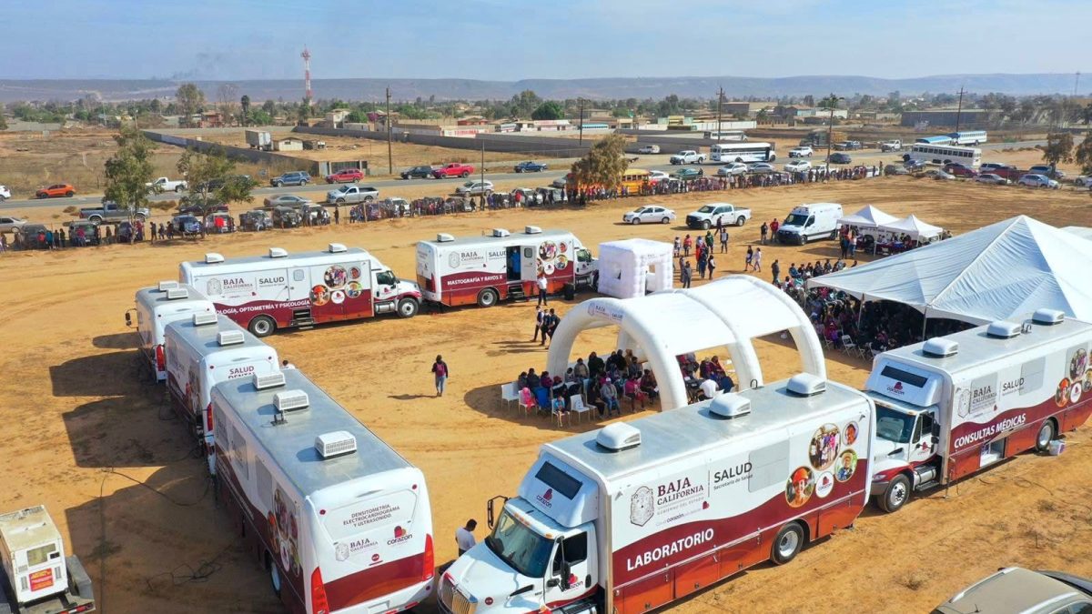 SERVICIOS GRATUITOS DE CARDIOLOGÍA EN CARAVANAS DE SALUD EN BAJA CALIFORNIA