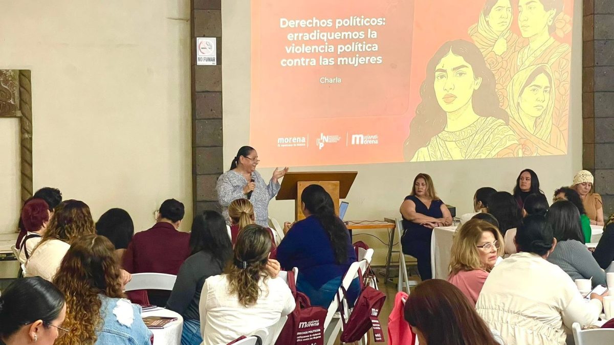 Más de 100 mujeres participaron en taller contra violencia política organizado por Morena